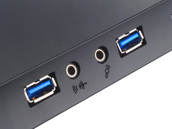Milo ML03B Slim HTPC Black Case thumbnail