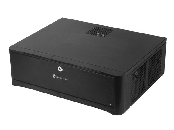 Silverstone GD06B Desktop Black thumbnail