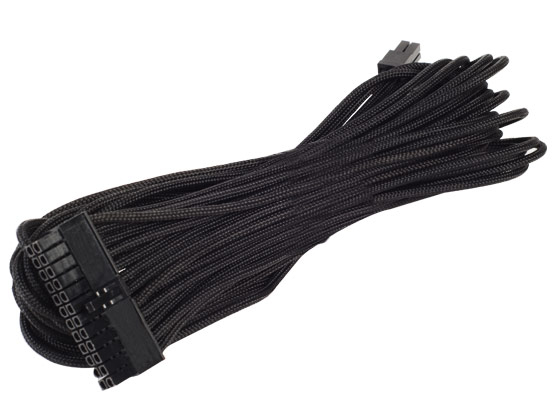 Motherboard 24Pin(20+4) Black Sleeved Cable 55cm thumbnail