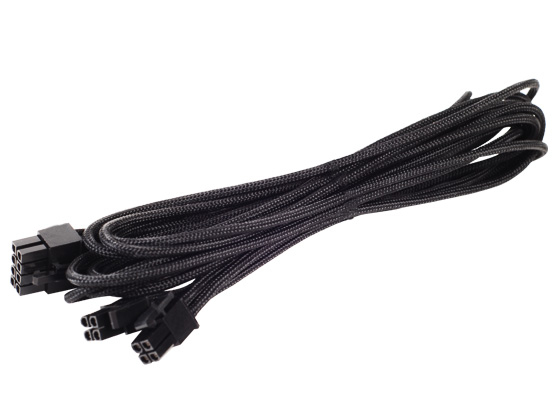 EPS/ATX 8Pin (4+4) Black Sleeved Cable 55cm thumbnail