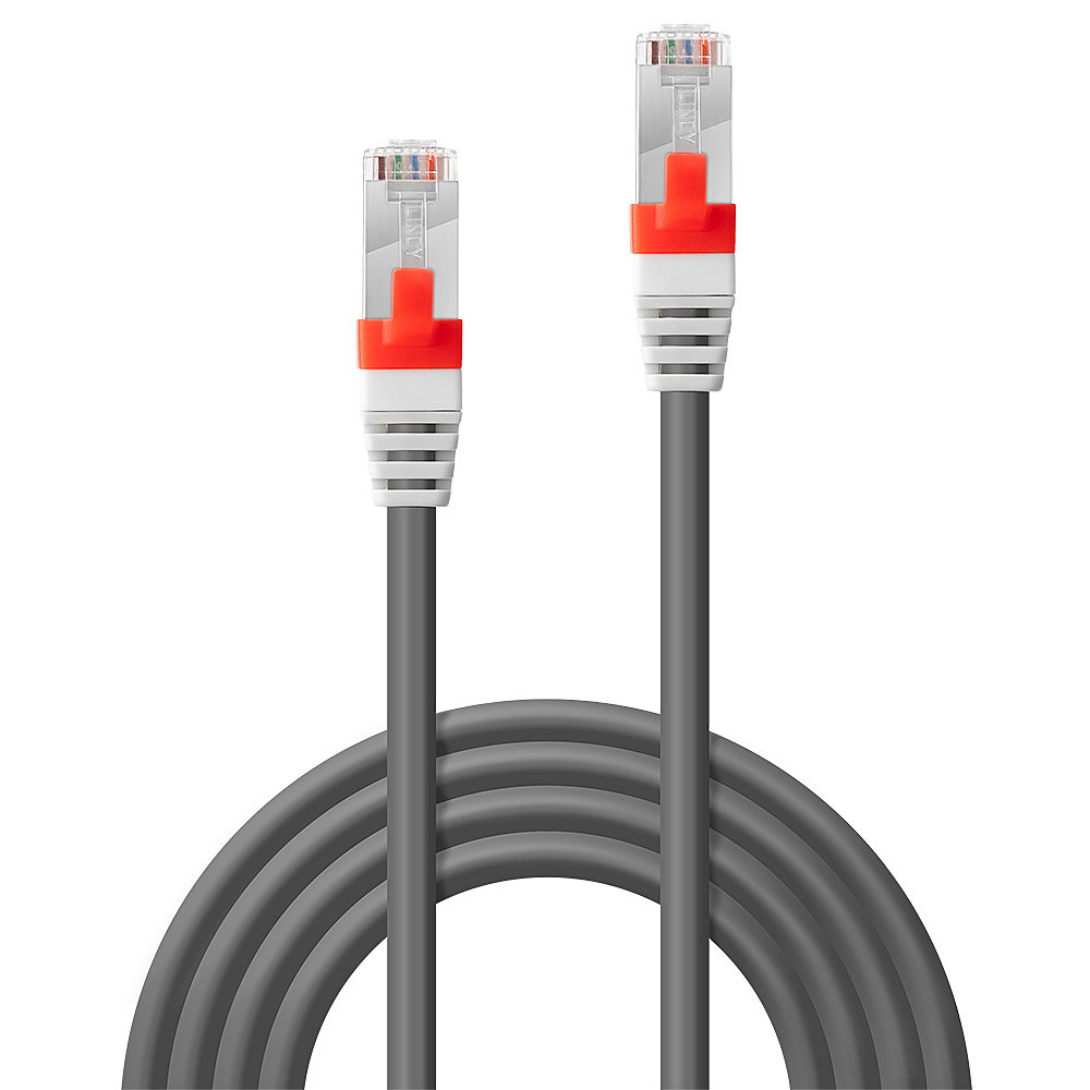 EU Product - Patchkabel Cat6(A) SSTP / S/FTP PIMF grau 0.50m 10Gbit thumbnail