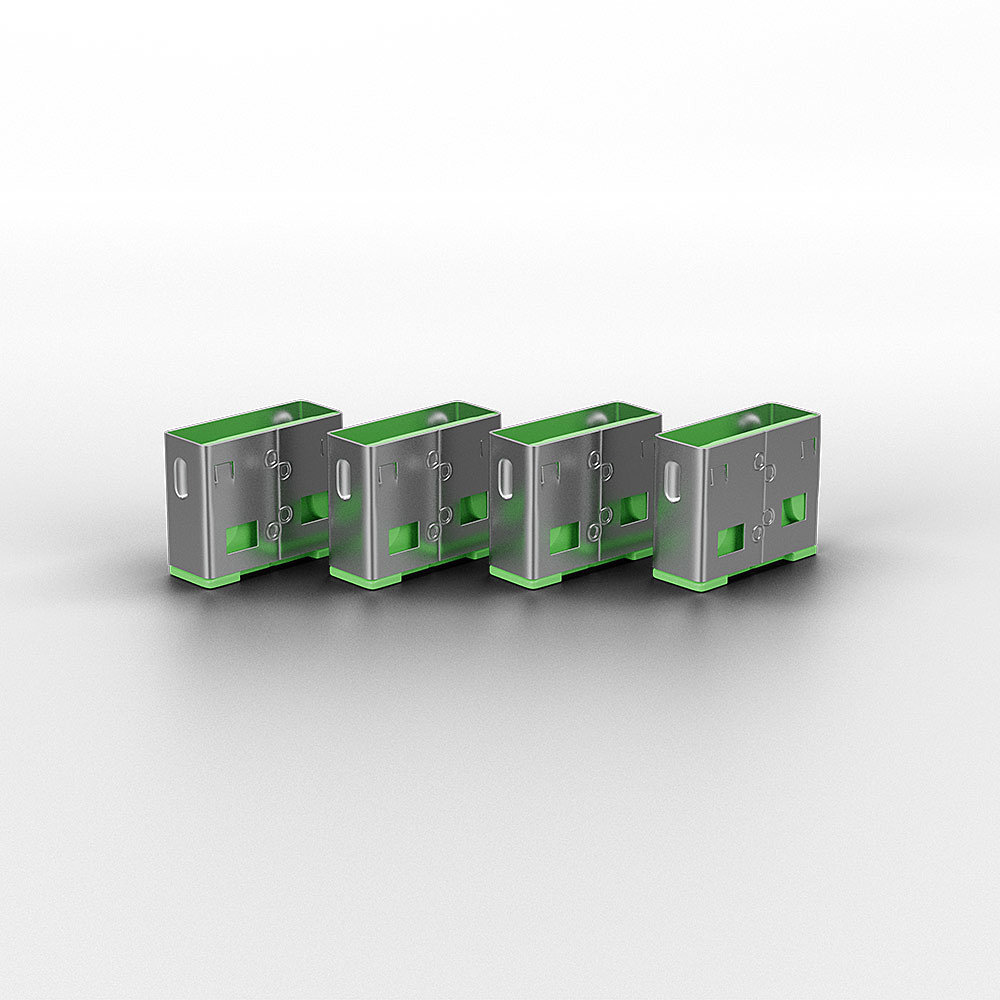 USB PORT SECURITY KIT GREEN thumbnail