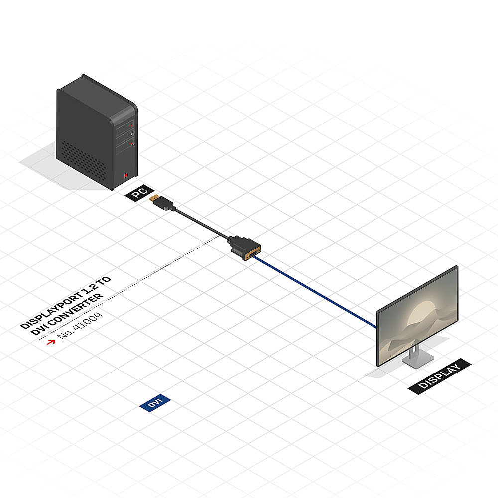 DISPLAYPORT TO DVI-D PASSIVE thumbnail