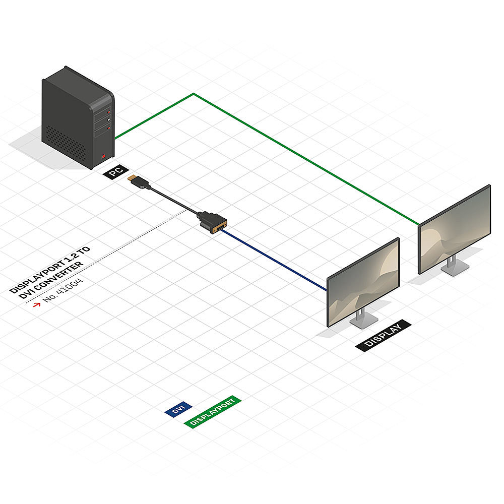 DISPLAYPORT TO DVI-D PASSIVE thumbnail
