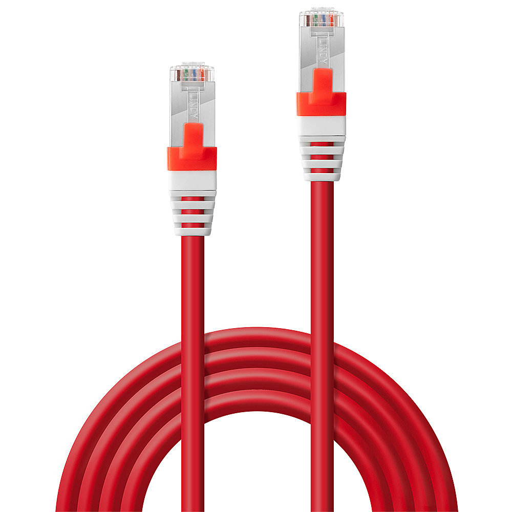 EU Product - Patchkabel Cat6(A) SSTP / S/FTP PIMF rot 5.00m 10Gbit thumbnail
