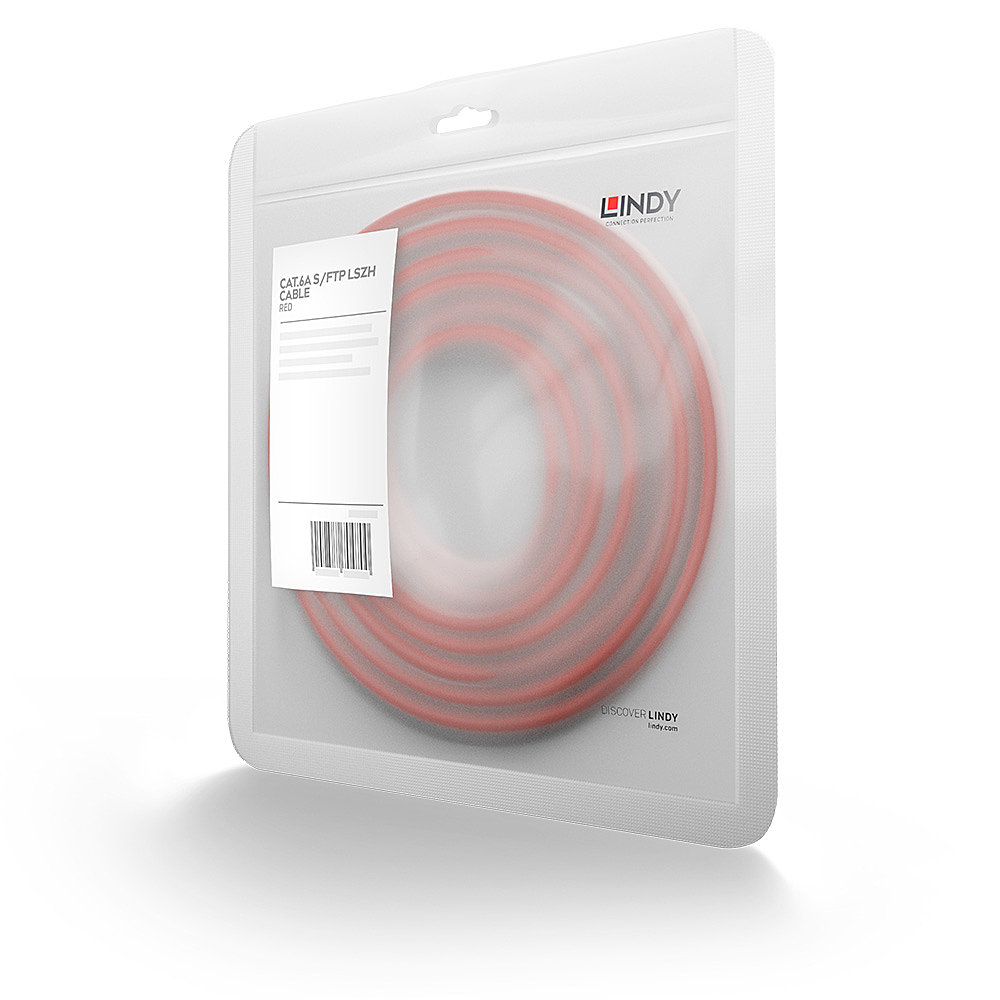 EU Product - Patchkabel Cat6(A) SSTP / S/FTP PIMF rot 5.00m 10Gbit thumbnail