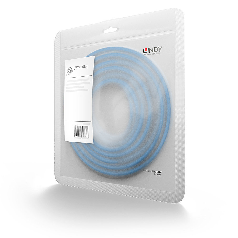 EU Product - Patchkabel Cat6 SSTP / S/FTP PIMF blau 1.00m thumbnail