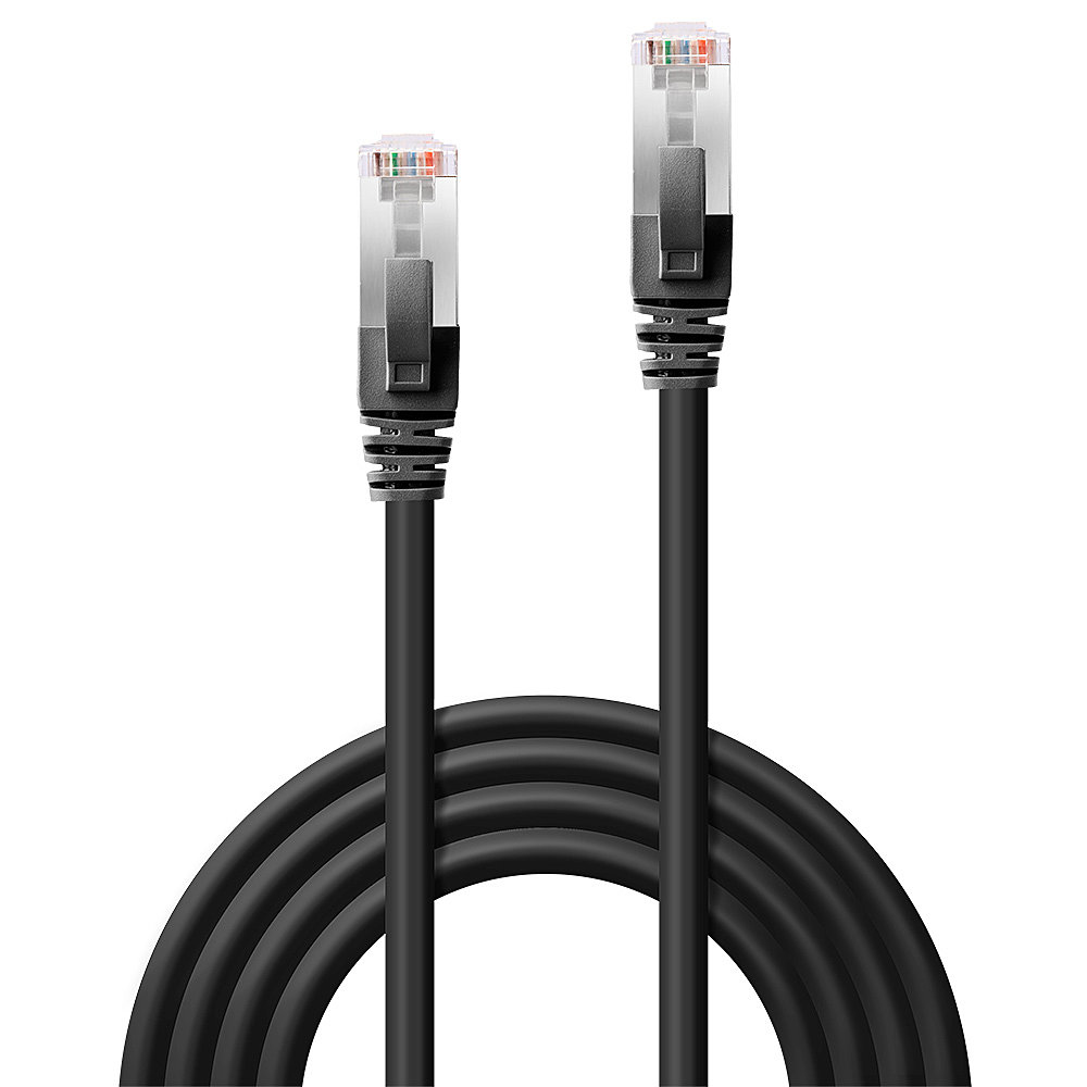 EU Product - Patchkabel Cat6 SSTP / S/FTP PIMF schwarz 20m thumbnail