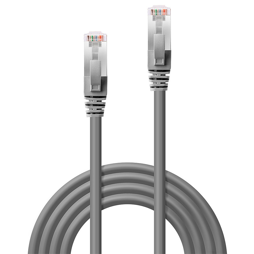 EU Product - Patchkabel Cat6 SSTP / S/FTP PIMF grau 50m thumbnail
