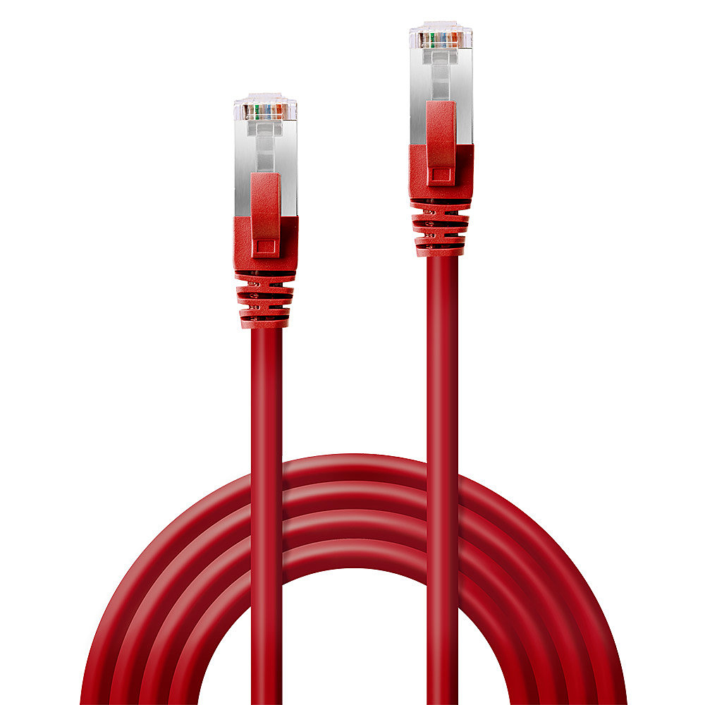 EU Product - Patchkabel Cat6 SSTP / S/FTP PIMF rot 0.50m thumbnail