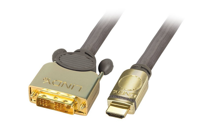 EU Product - Kabel DVI-D auf HDMI| - Cable - Digital/Display/Video thumbnail