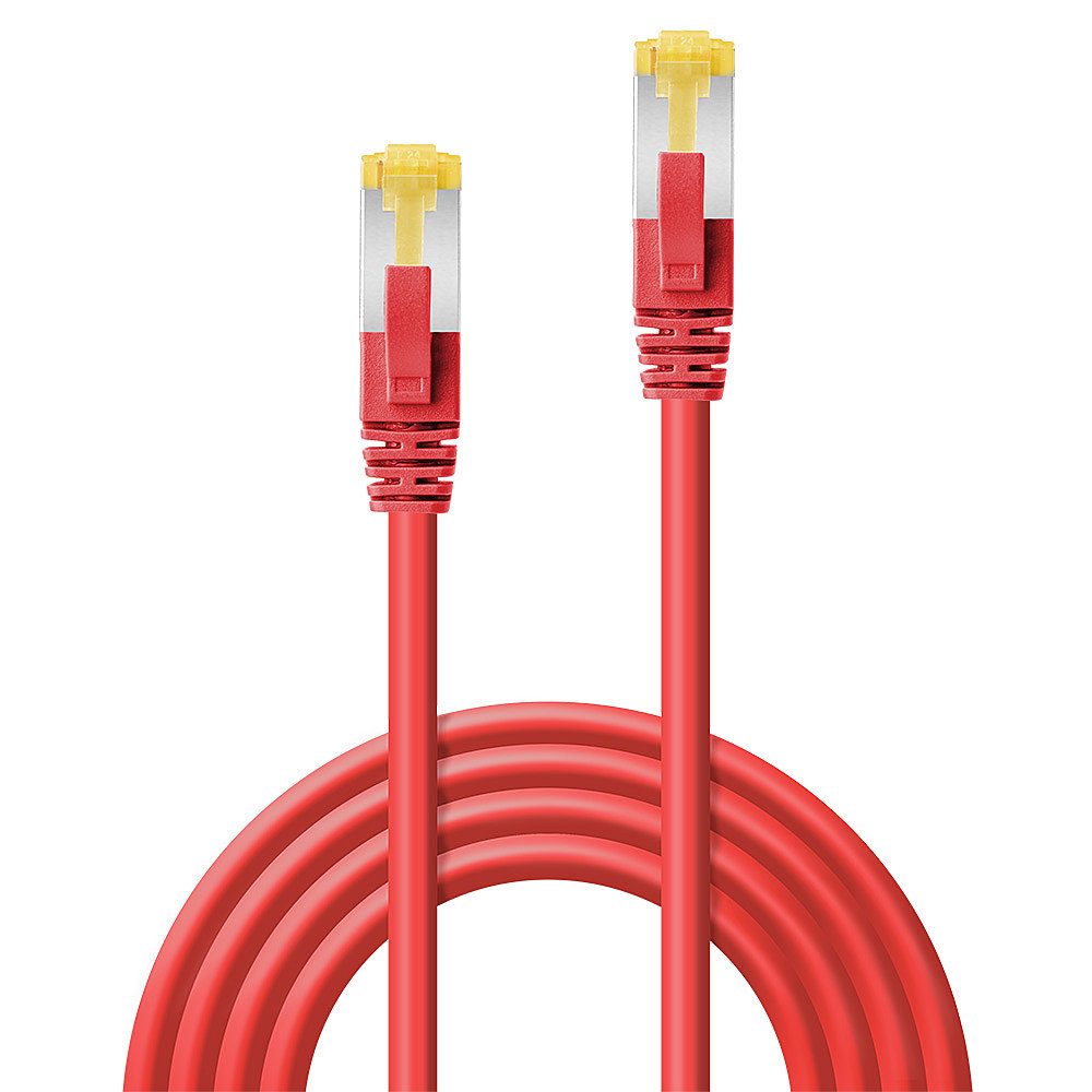 EU Product - Patchkabel Cat6A S/FTP LSZH Cat7 Rohkabel rot   3.00m thumbnail