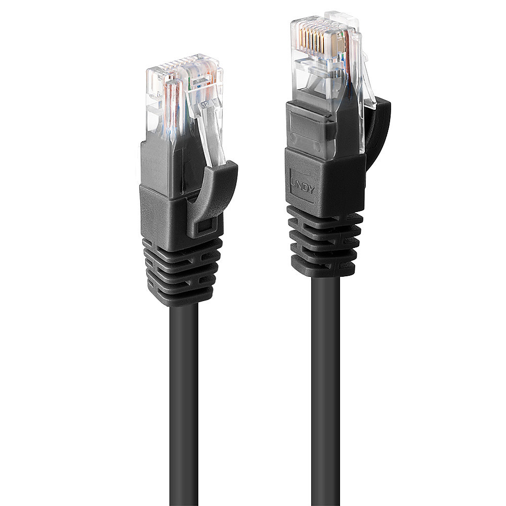1M CAT.6 U UTP CABLE BLACK thumbnail