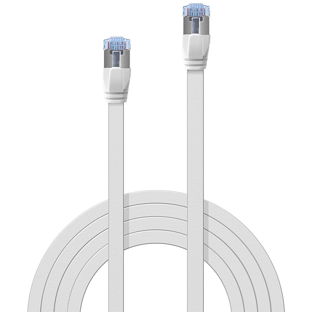 EU Product - Patchkabel Cat6A U/FTP Flachband wei� 2.00m thumbnail