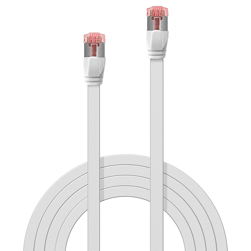 EU Product - Patchkabel Cat6 U/FTP Flachband wei� 2.00m thumbnail