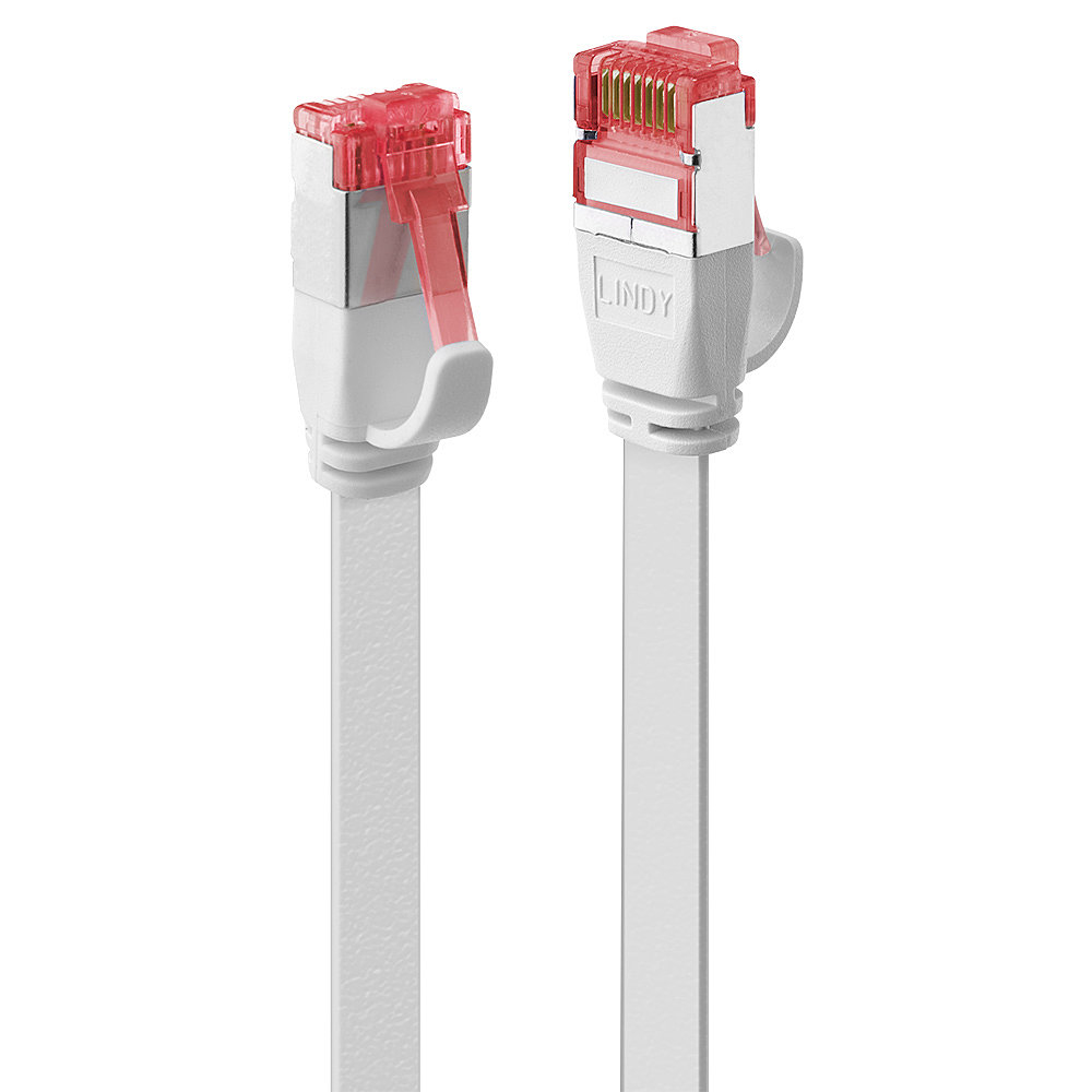 EU Product - Patchkabel Cat6 U/FTP Flachband wei� 5.00m thumbnail