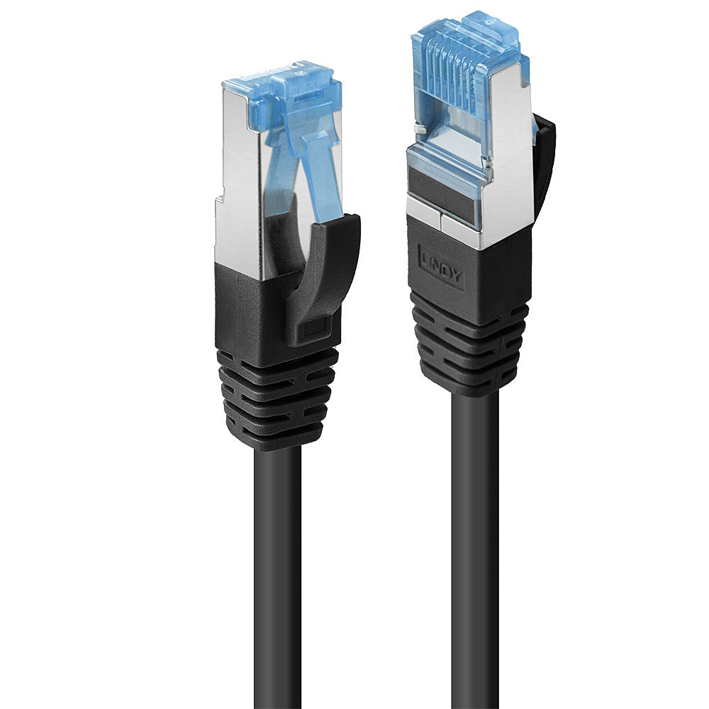 EU Product - Patchkabel Cat6A S/FTP PIMF TPE schwarz 15m thumbnail