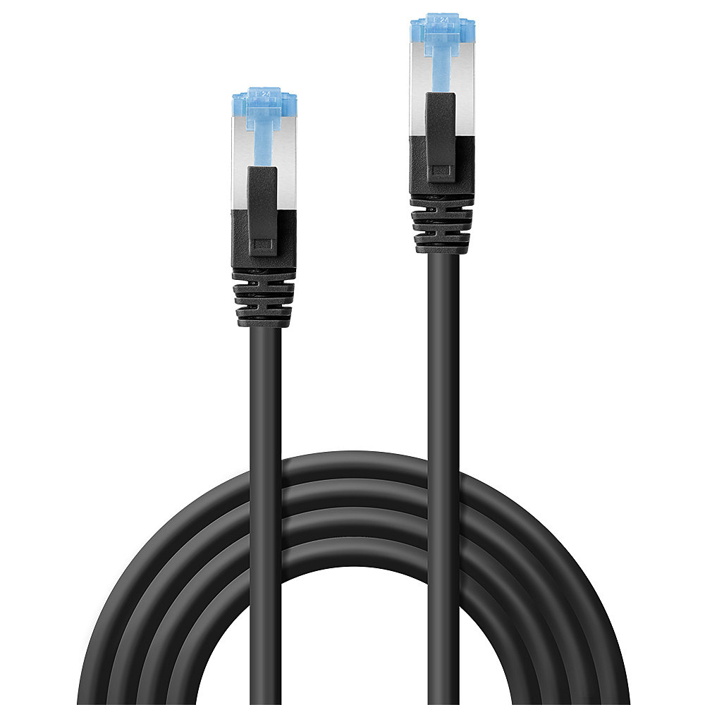 EU Product - Patchkabel Cat6A S/FTP PIMF TPE schwarz 15m thumbnail