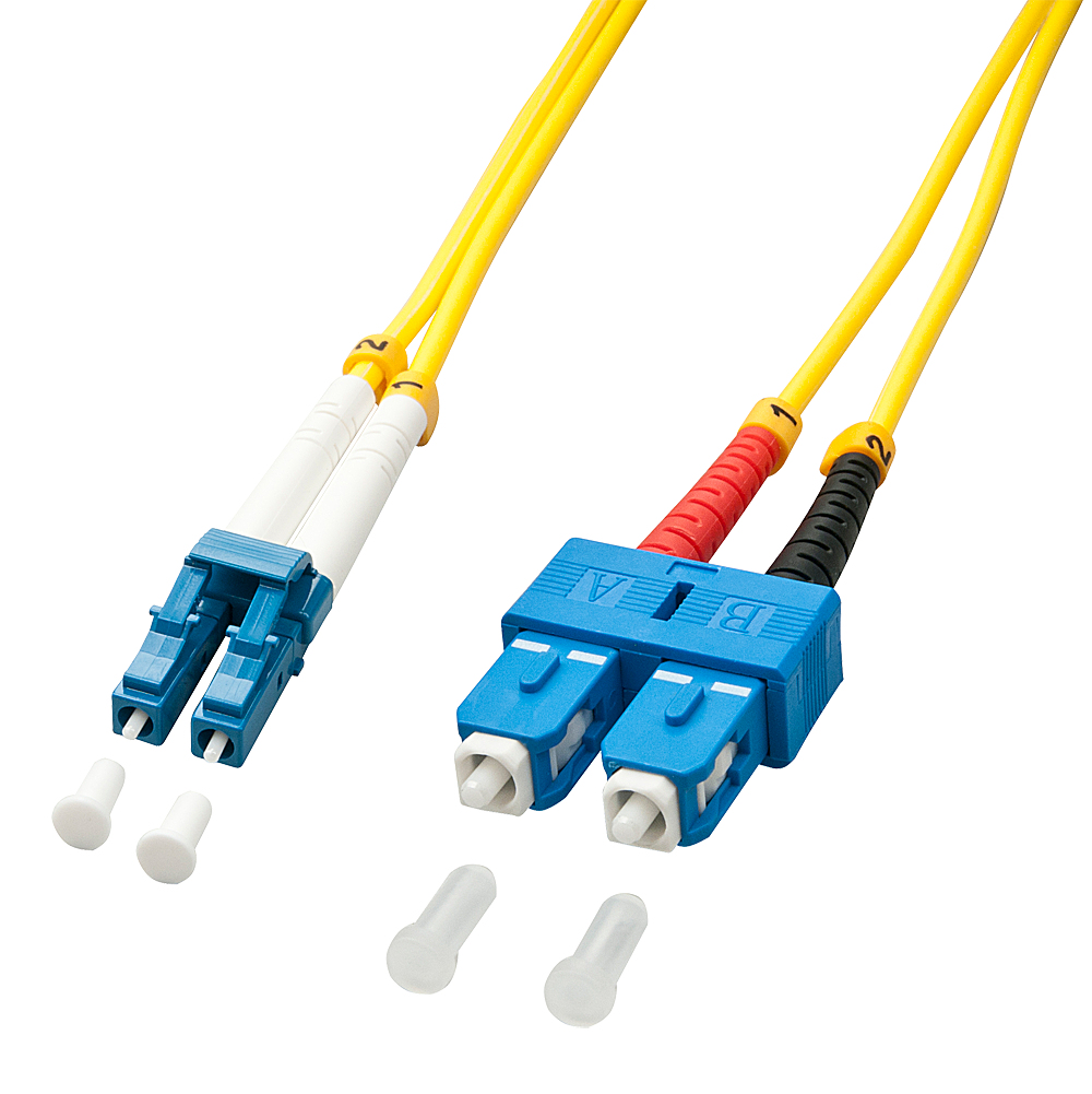 EU Product - LWL-Duplexkabel LC/SC OS2 1m  9/125�m Singlemode thumbnail