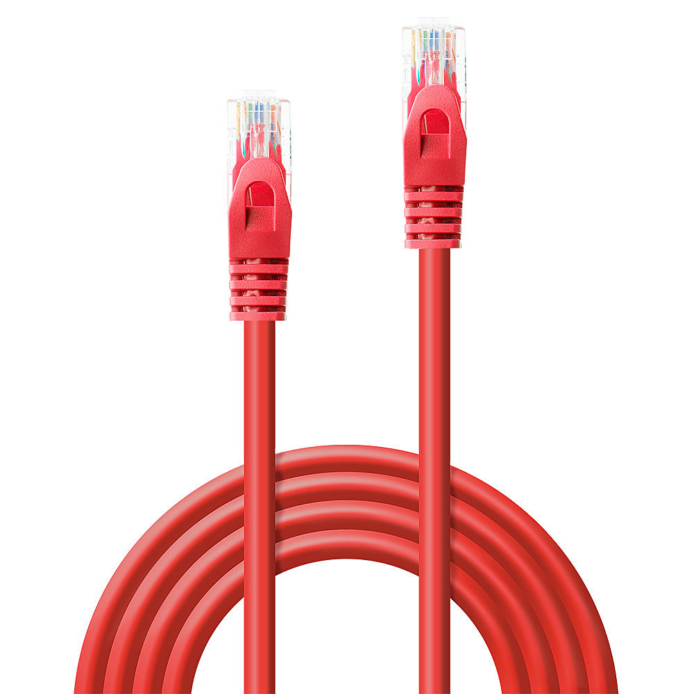 EU Product - Patchkabel Cat6 U/UTP Basic rot 0.30m thumbnail