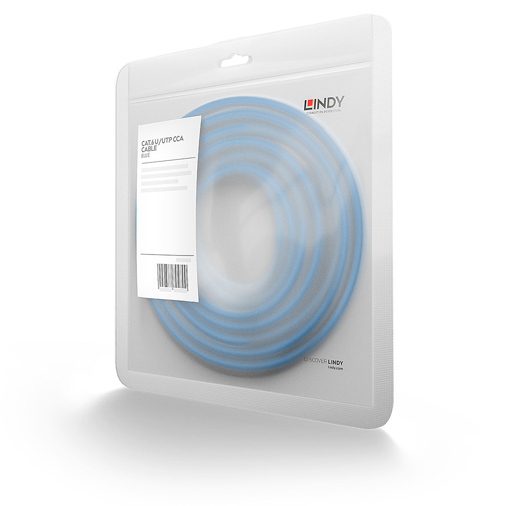 EU Product - Patchkabel Cat6 U/UTP Basic blau 0.30m thumbnail
