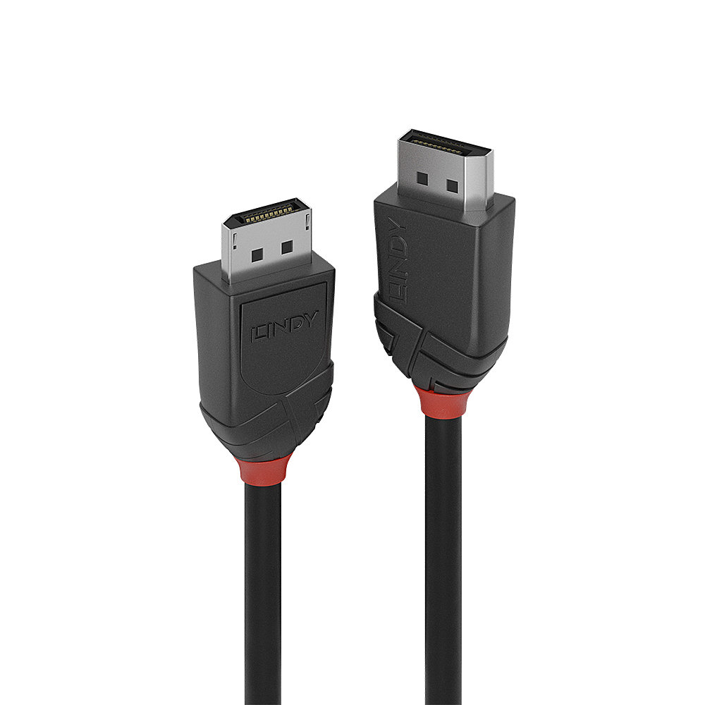 0.5M DISPLAYPORT CABLE BLACK LINE thumbnail