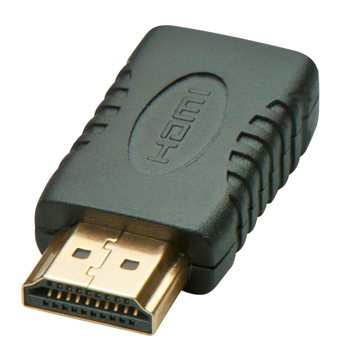 MINI HDMI TO HDMI ADAPTER. BLACK thumbnail