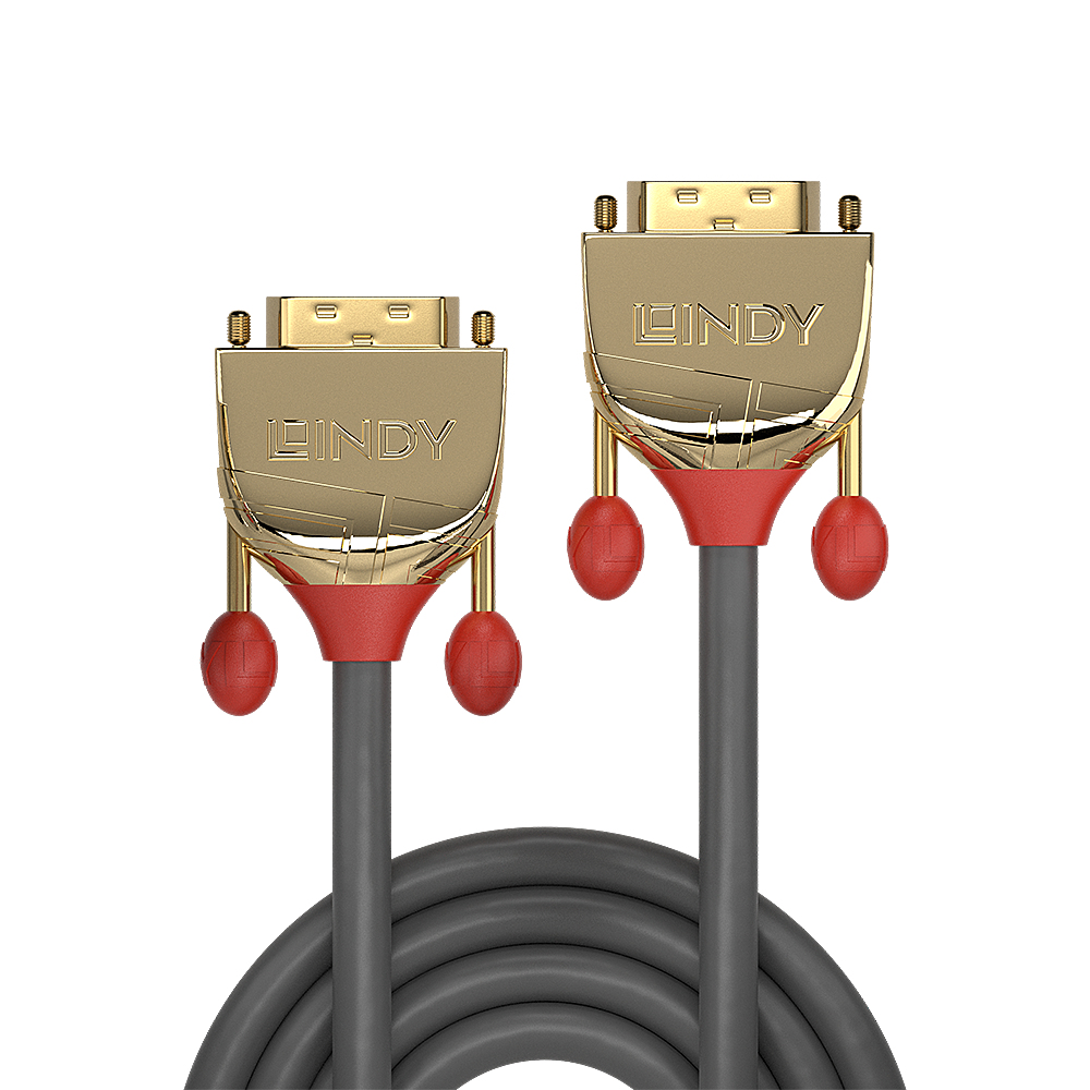 EU Product - DVI-D Dual Link Kabel Gold Line 7.50m thumbnail