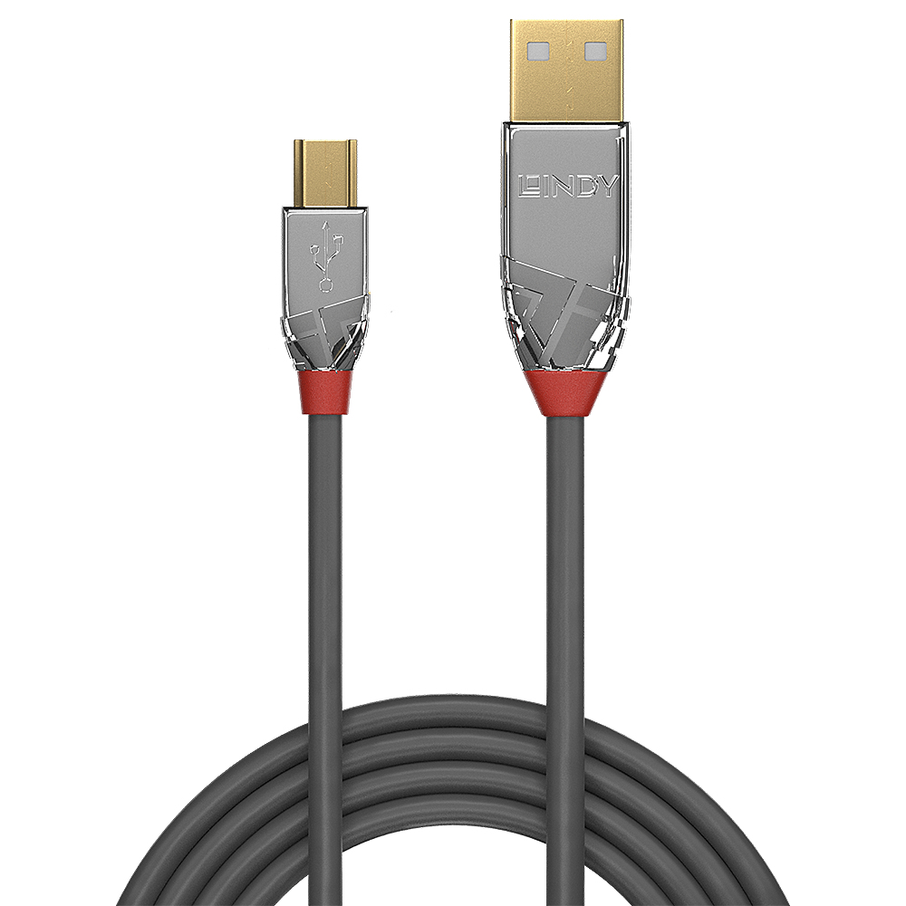 EU Product - USB 2.0 Kabel Typ A/Mini-B Cromo Line M/M 0.5m thumbnail