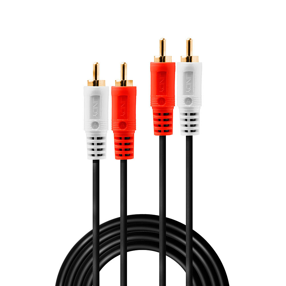 EU Product - Audiokabel Stereo 2xRCA/2xRCA M/M 20m thumbnail