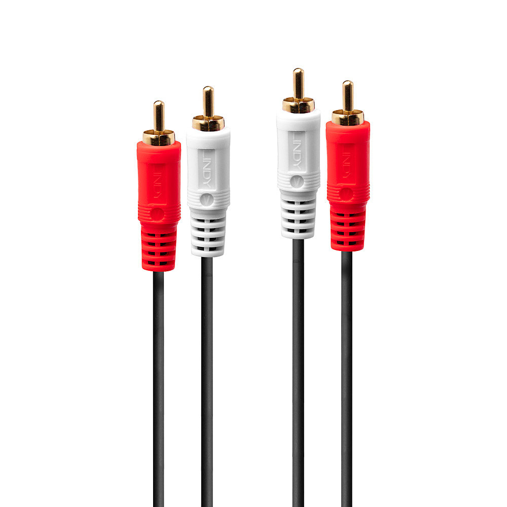 EU Product - Audiokabel Stereo 2xRCA/2xRCA M/M 5m thumbnail