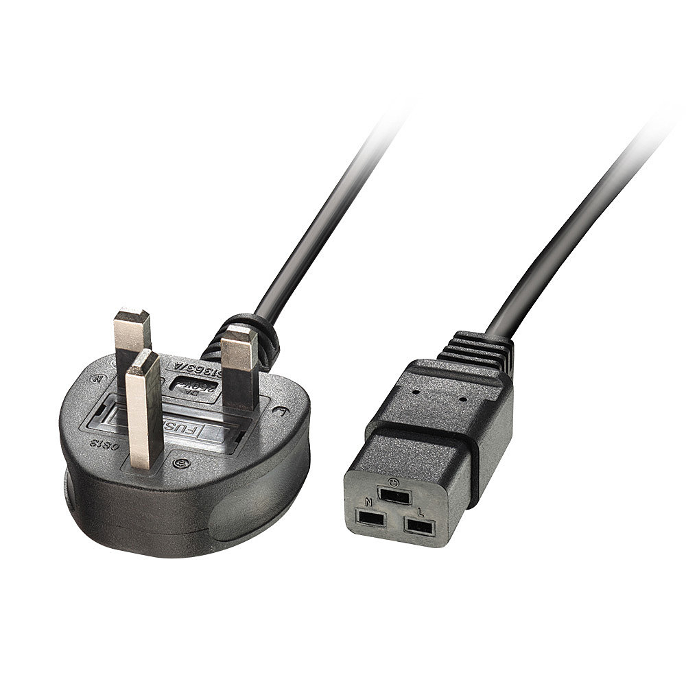 2MMAINSPOWERCABLEUK3PINPLUGTOIECC19 thumbnail
