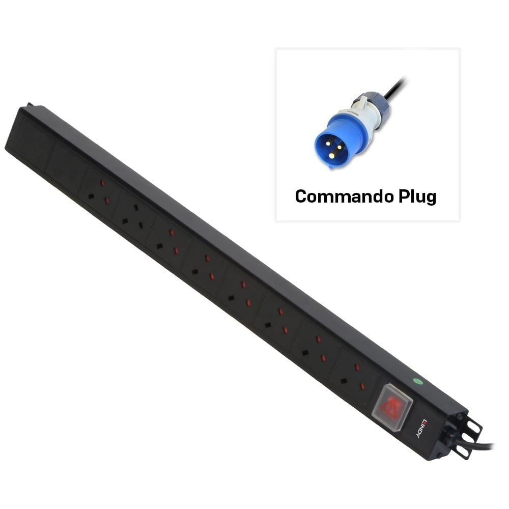 VERTICAL 8 WAY PDU 8X UK thumbnail