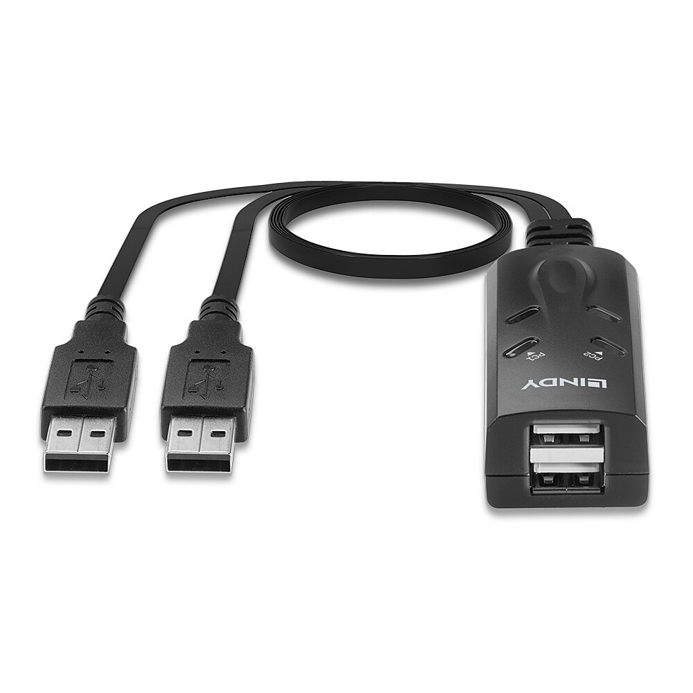 EU Product - KVM Tastatur & Maus Switch USB f�r 2 Rechner thumbnail
