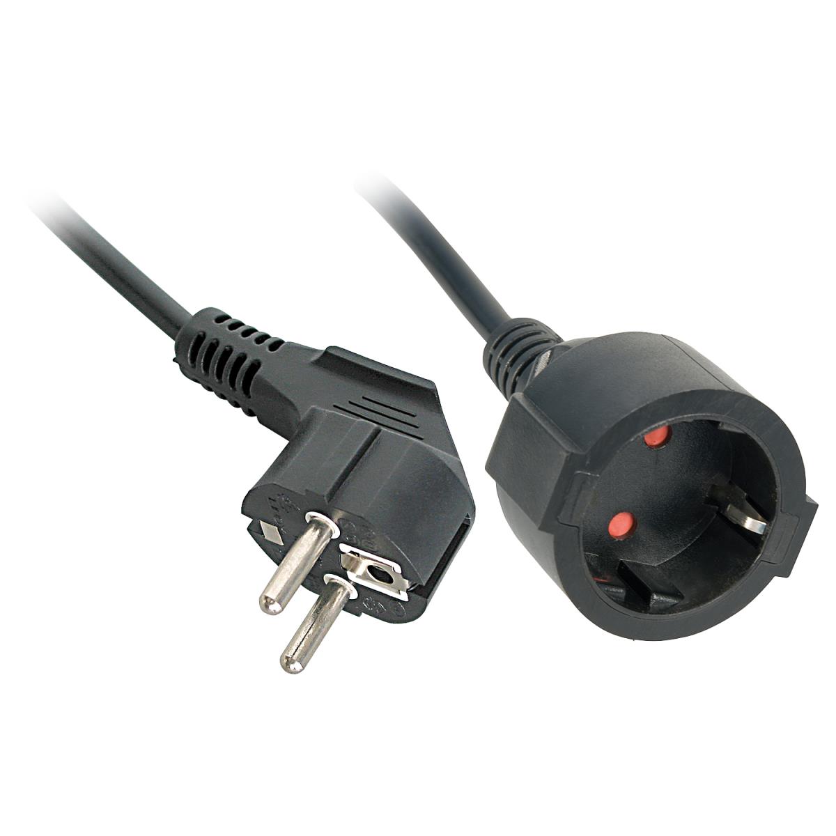 EU Product - Schuko-Verl�ngerungskabel 5m Schwarz thumbnail