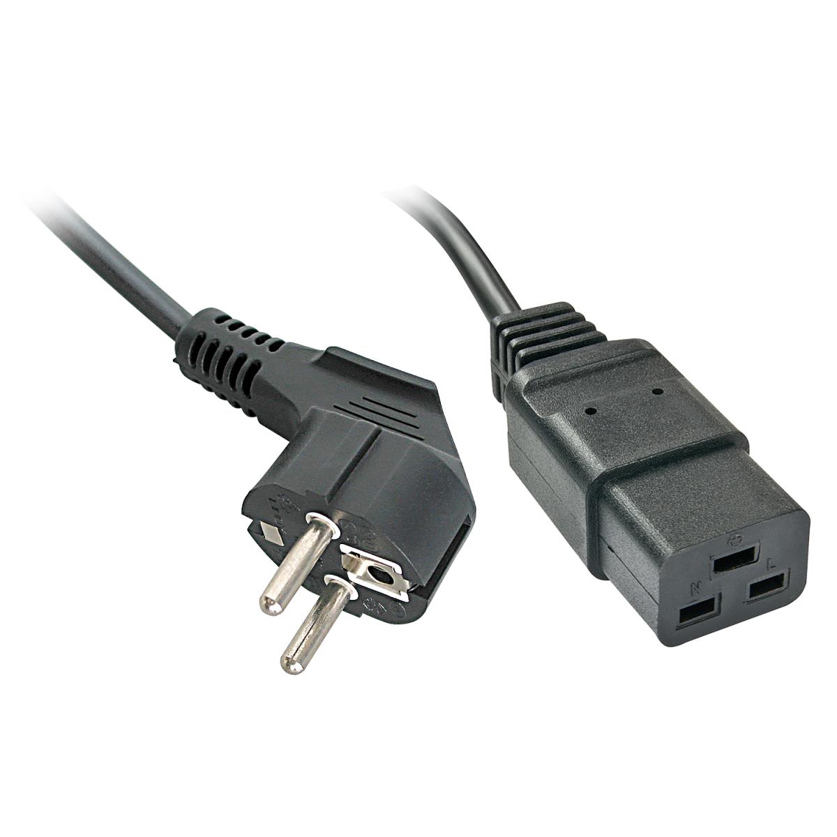 EU Product - IEC-Netzkabel 320C19-Schuko 2m thumbnail