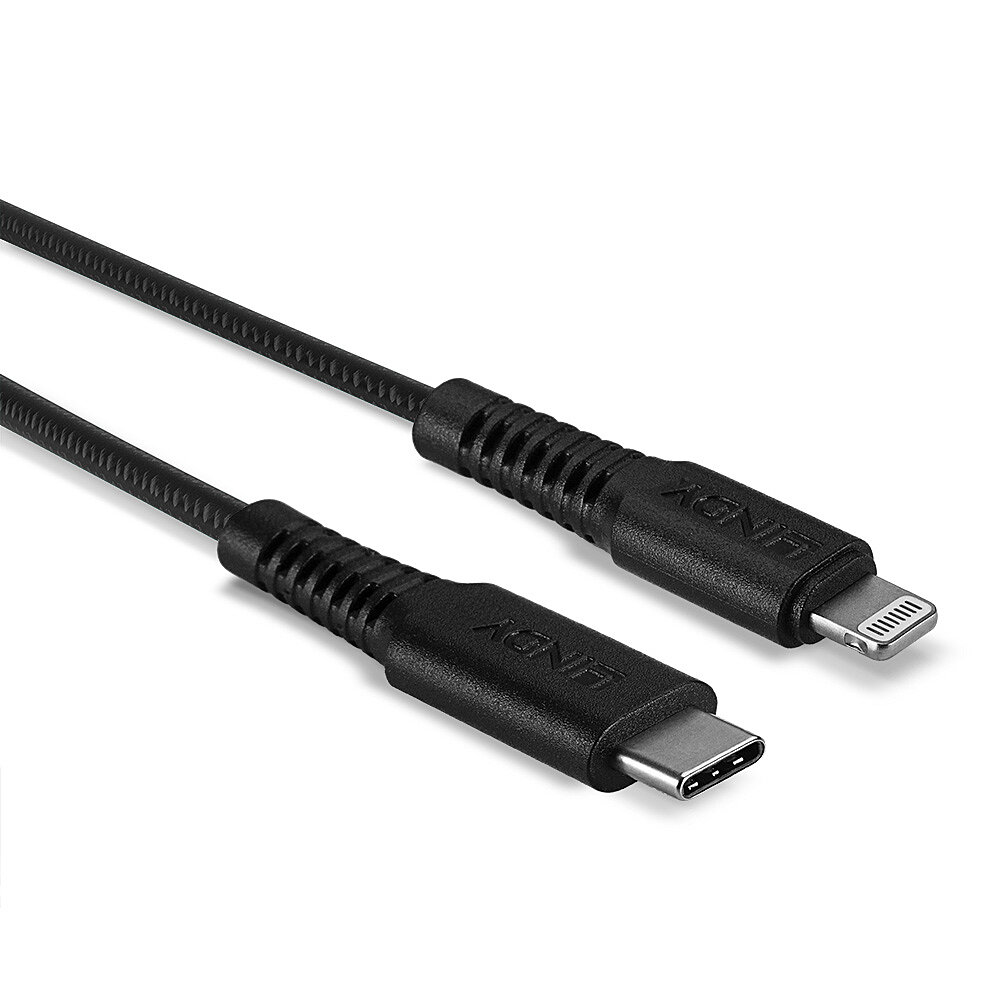 EU Product - 2m verst�rktes USB Typ C an Lightning Ladekabel thumbnail