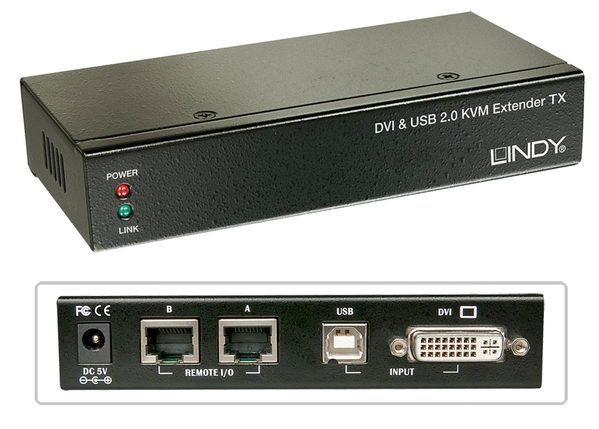 EU Product - Cat6  KVM Extender Classic DVI USB Audio, 50m thumbnail