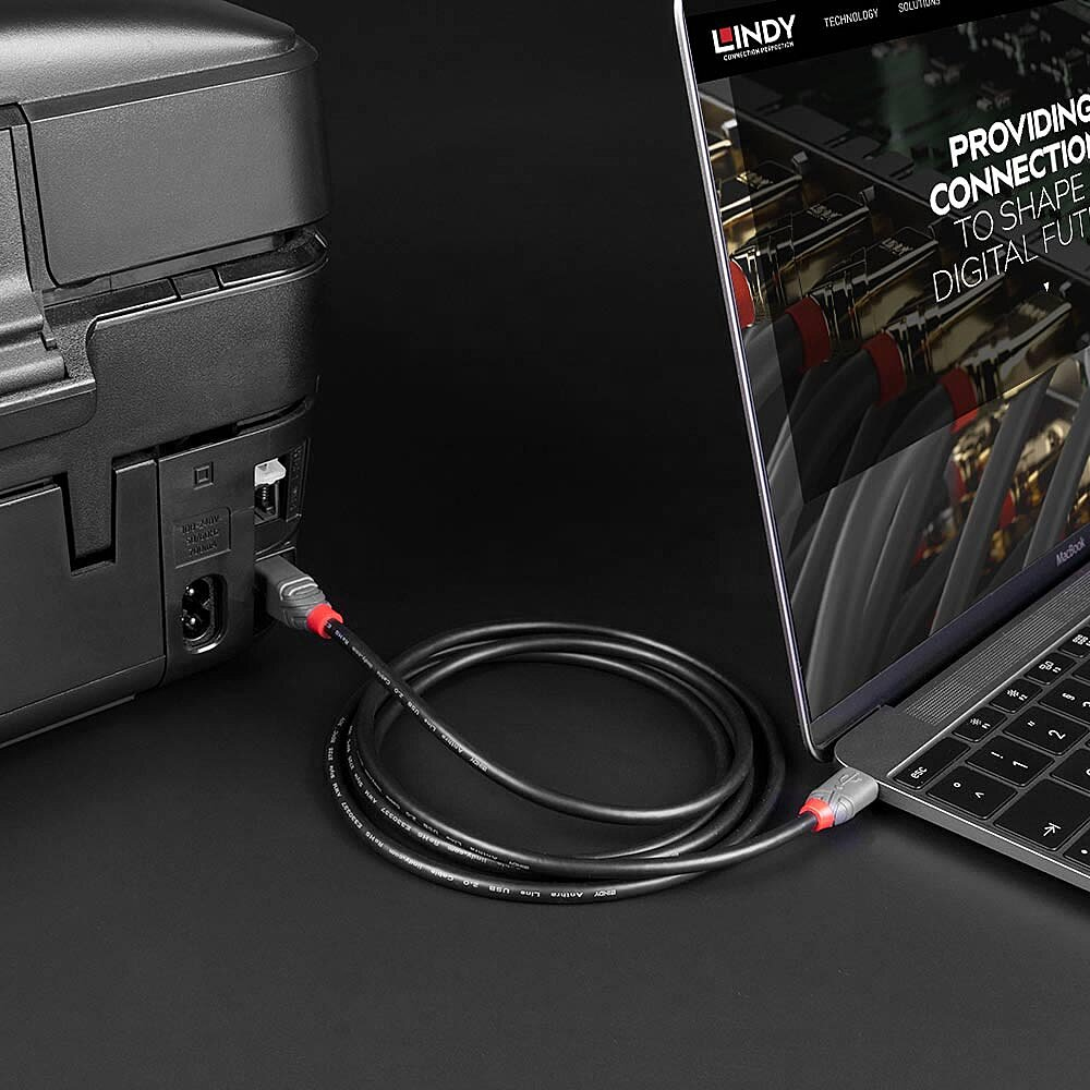 2M USB 2.0 TYPE C TO B CABLE thumbnail