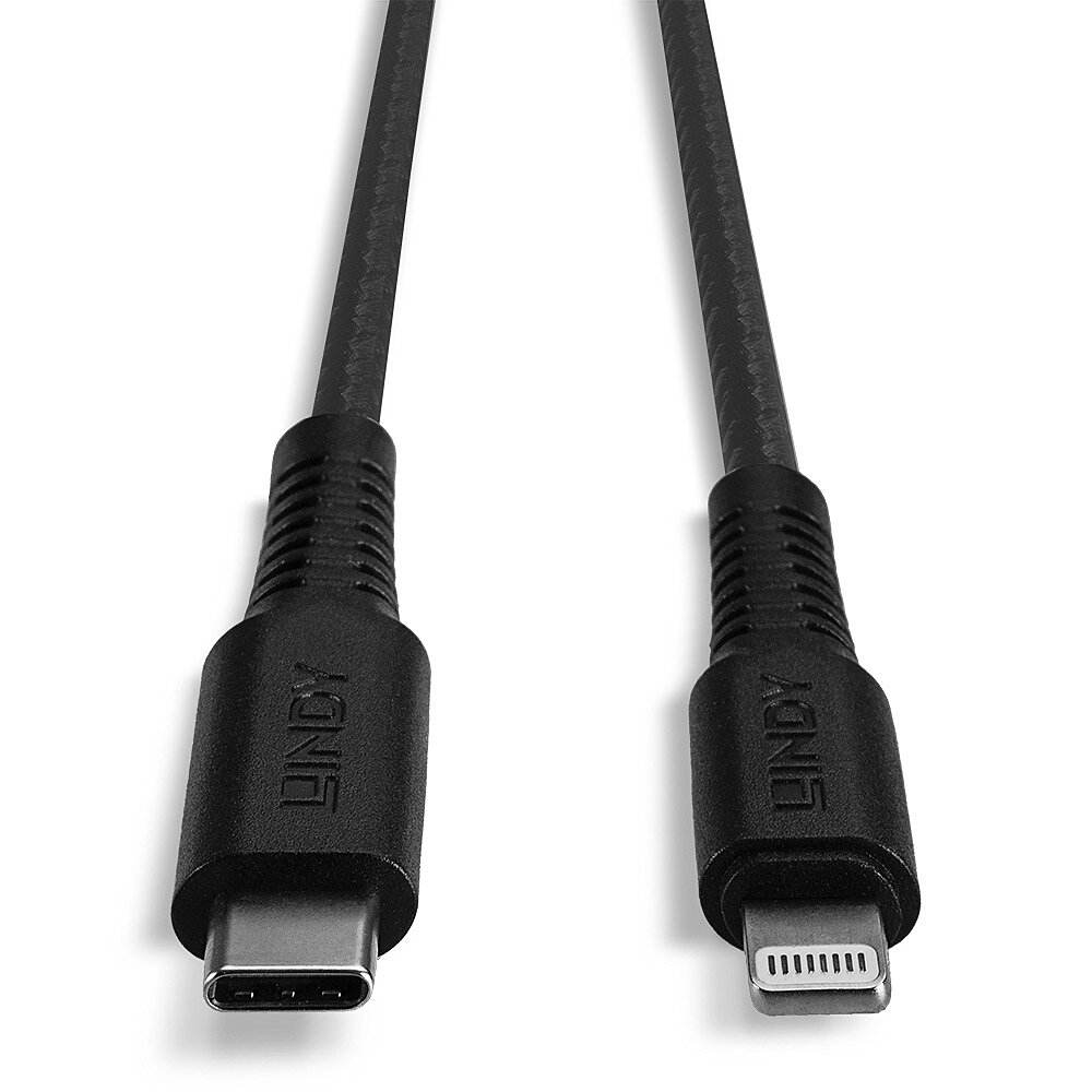 EU Product - 3m verst�rktes USB Typ C an Lightning Ladekabel thumbnail