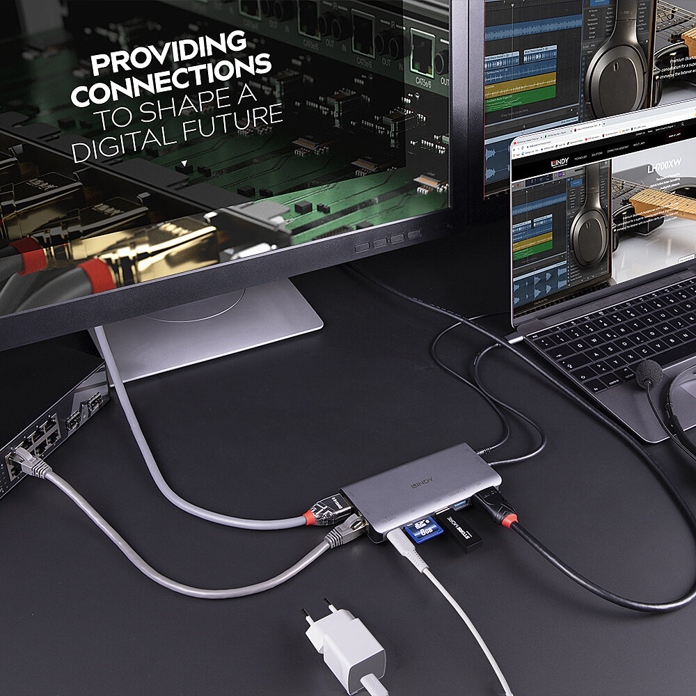EU Product - Usb 3.2 Type C Laptop Mini Dock - Dockingstation thumbnail