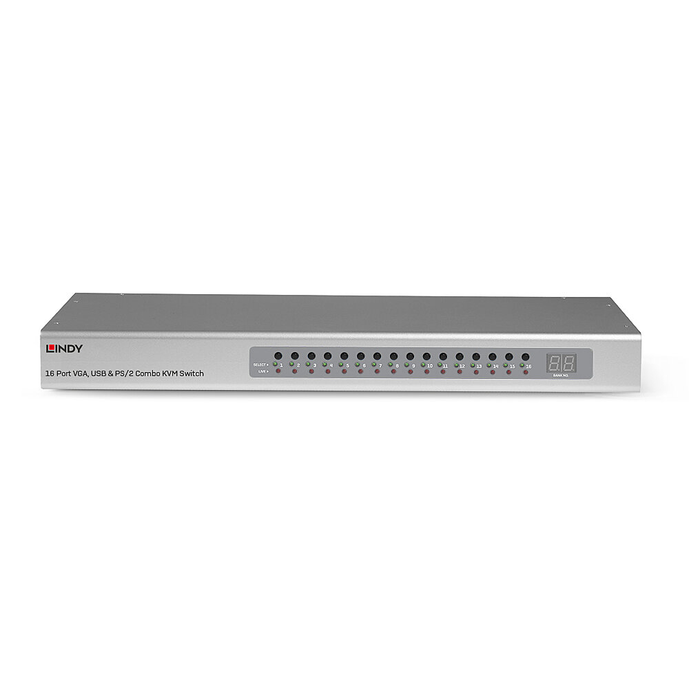 EU Product - 16 Port VGA, USB & PS/2 Combo KVM Switch thumbnail