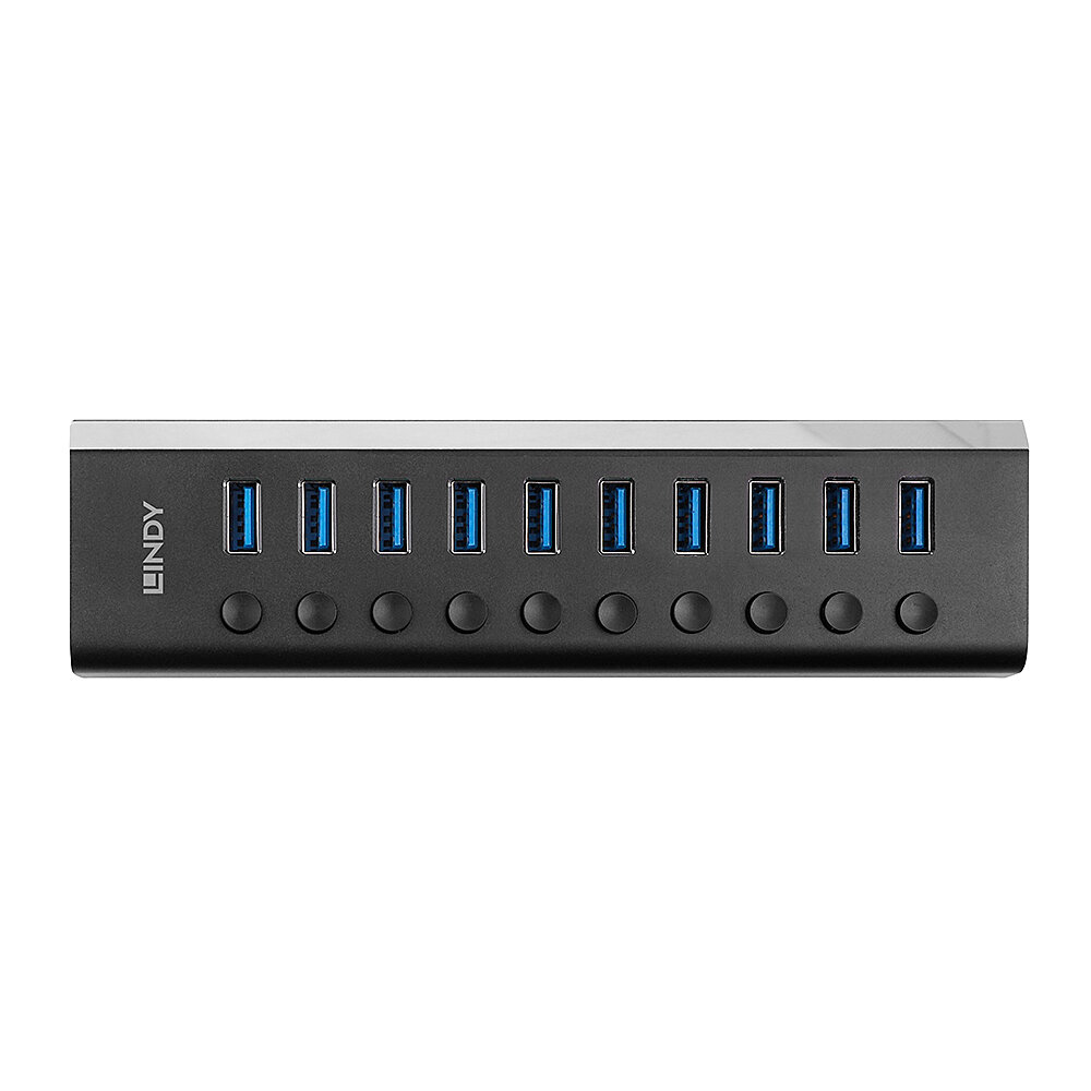 10 PORT USB 3.0 HUB WITH ON/OFF SWI thumbnail