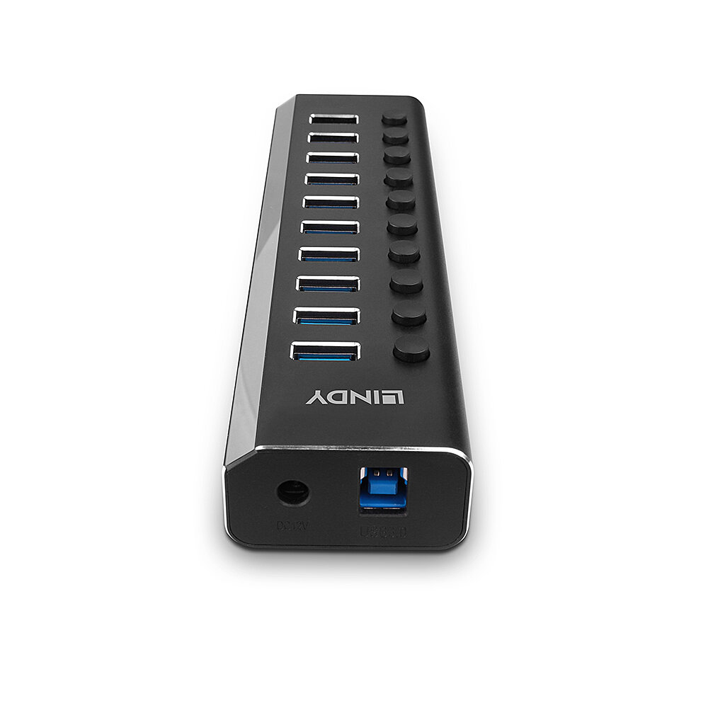 10 PORT USB 3.0 HUB WITH ON/OFF SWI thumbnail