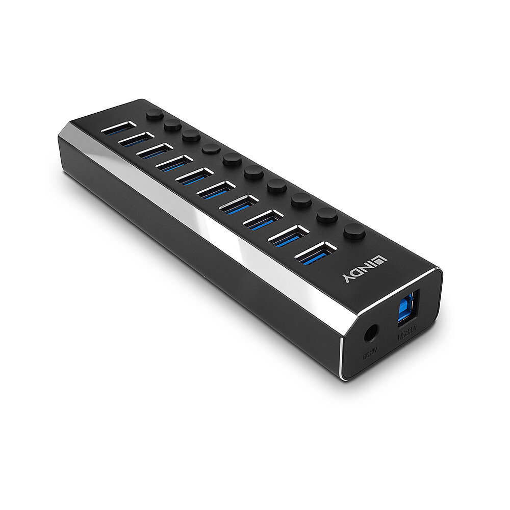 10 PORT USB 3.0 HUB WITH ON/OFF SWI thumbnail