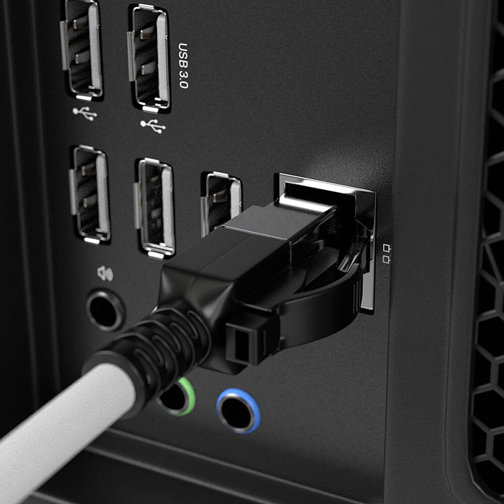 EU Product - Patchkabel Cat.6A S/FTP grau 10m verriegelbar thumbnail