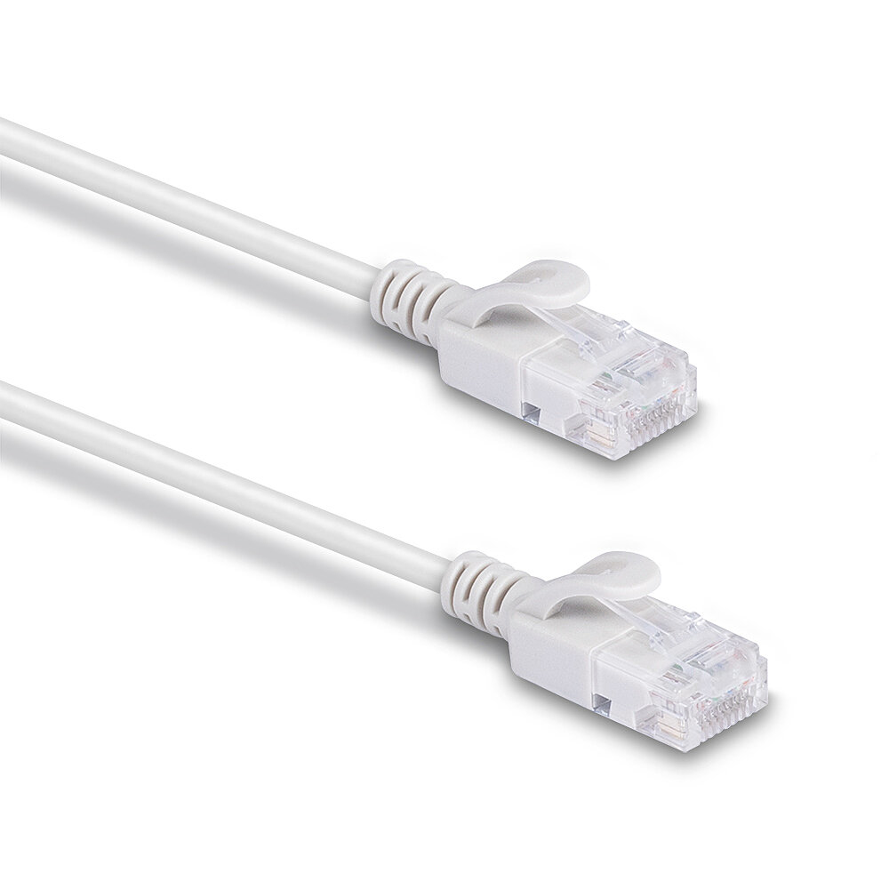 EU Product - Patchkabel Cat.6A U/UTP Ultra Slim grau 0,5m thumbnail