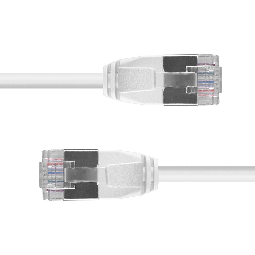 EU Product - Patchkabel Cat.6A F/UTP Ultra Slim grau 2m thumbnail
