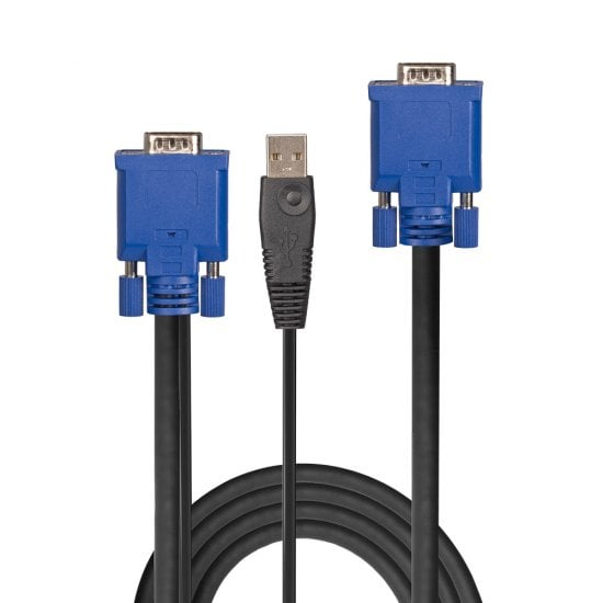 EU Product - Kombiniertes KVM- und USB-Kabel 2m thumbnail