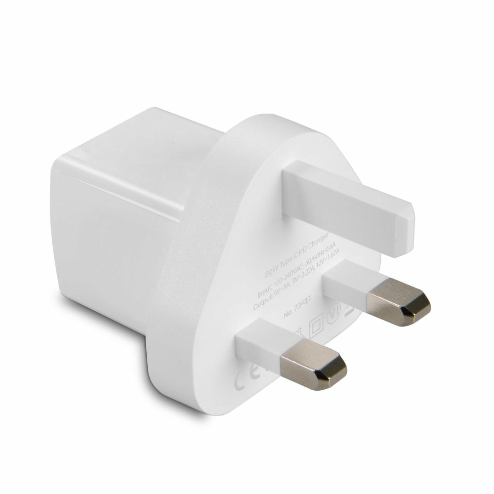 20W TYPE C PD CHARGER UK PLUG thumbnail